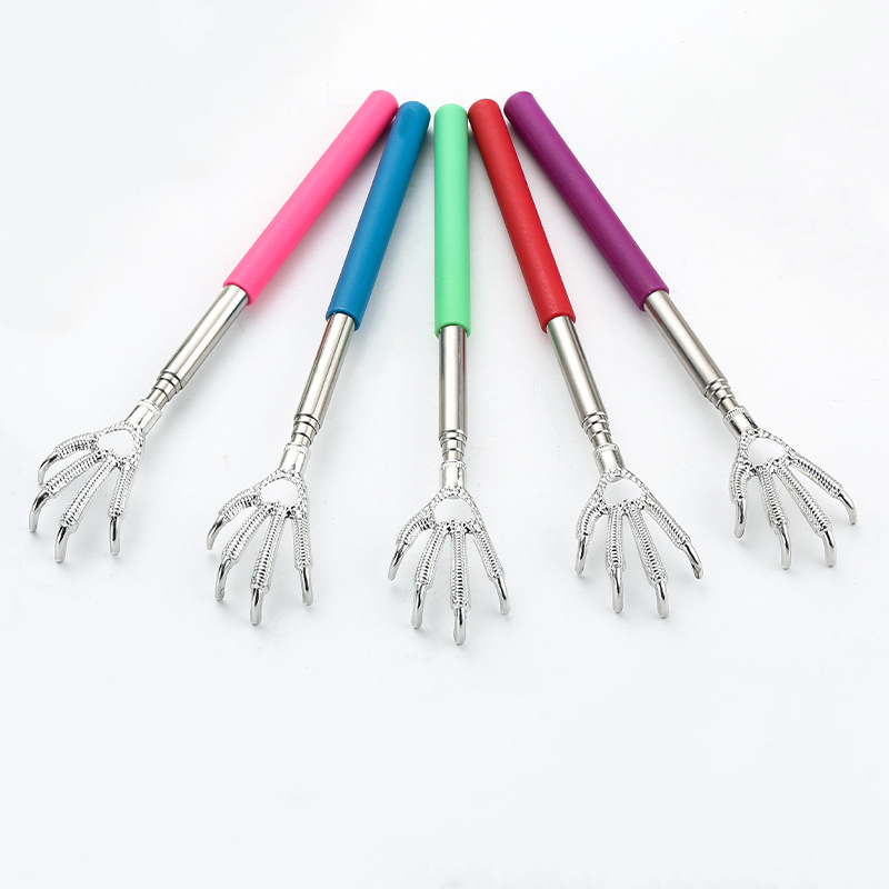 New Design Portable Stainless Steel Telescopic Back Scratcher for Itch Relief and Health Care