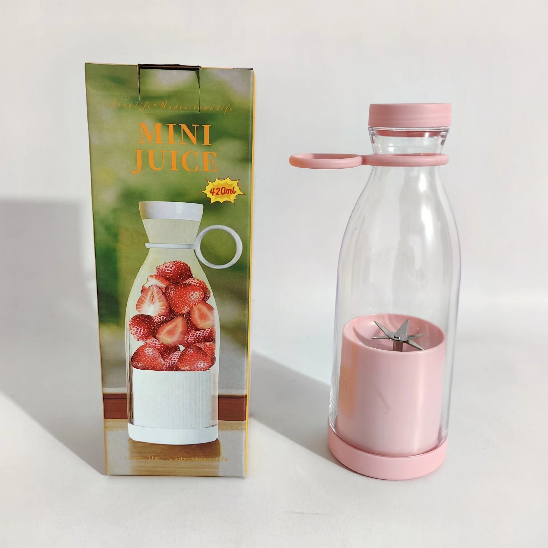 Hot Selling Personal Mini Mixer Juicer Cup Portable 380ml Fruit Ice Cup Blender USB Charge Juicers