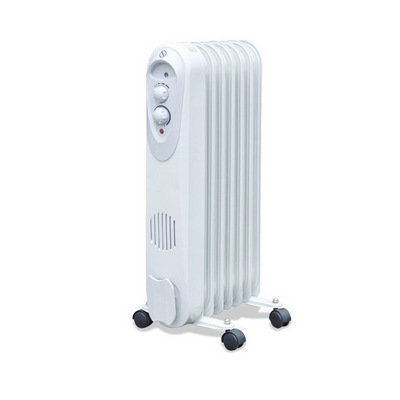 Freestanding 7 Fins Oil Filled Heater Portable Room Radiator Filled Oil Heaters