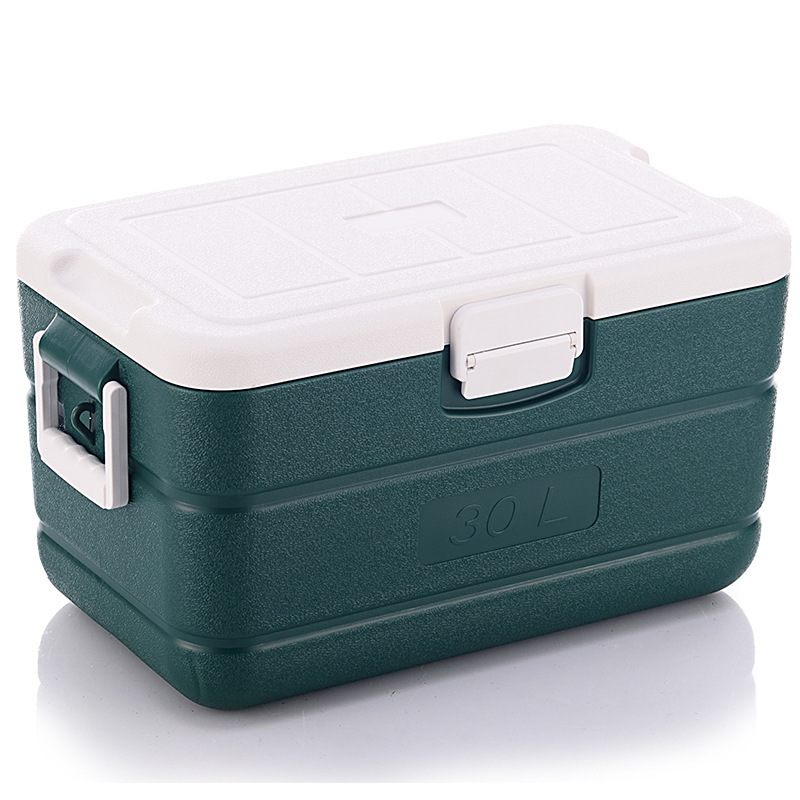 Custom Design  Outdoor Camping Portable Large Plastic Ice Chest Cooler Box Set Cool Box  30L