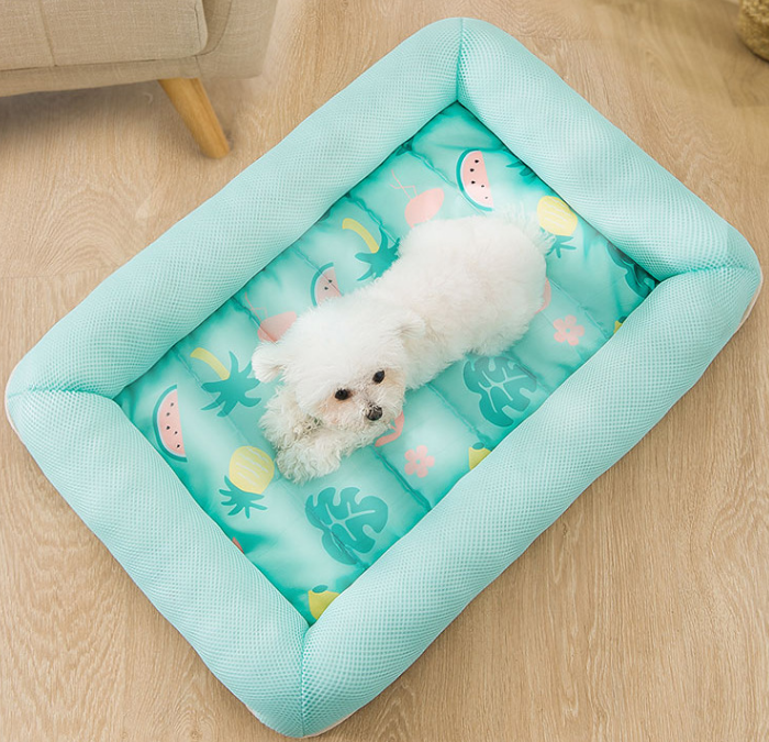 2022 New Summer Cooling Pet Dog Mat Ice Pad Dog Sleeping Mats For Dogs Cats Pet Kennel Cool Cold Silk Bed