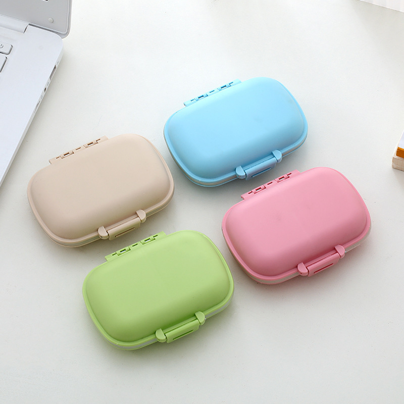 Medication Packaging Medicine Cutter Box One-Week Travel Storage Portable Mini Plastic Small Portable Pill Box