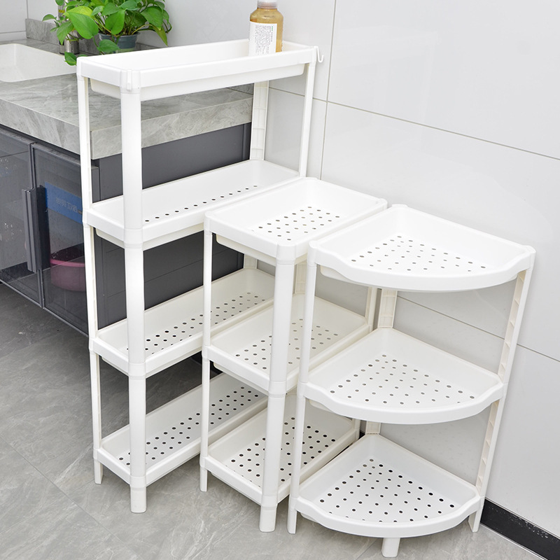 Storage cart Fruit and vegetable snack toilet shelf Wheeled removable storage rack kitchen storage rack