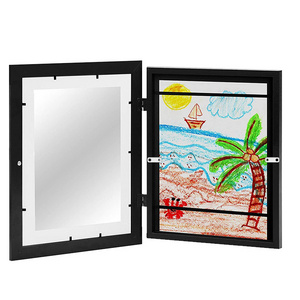 Kids art frames front opening changeable kids art picture frame A4 Frames For Storage Drawing Artwork