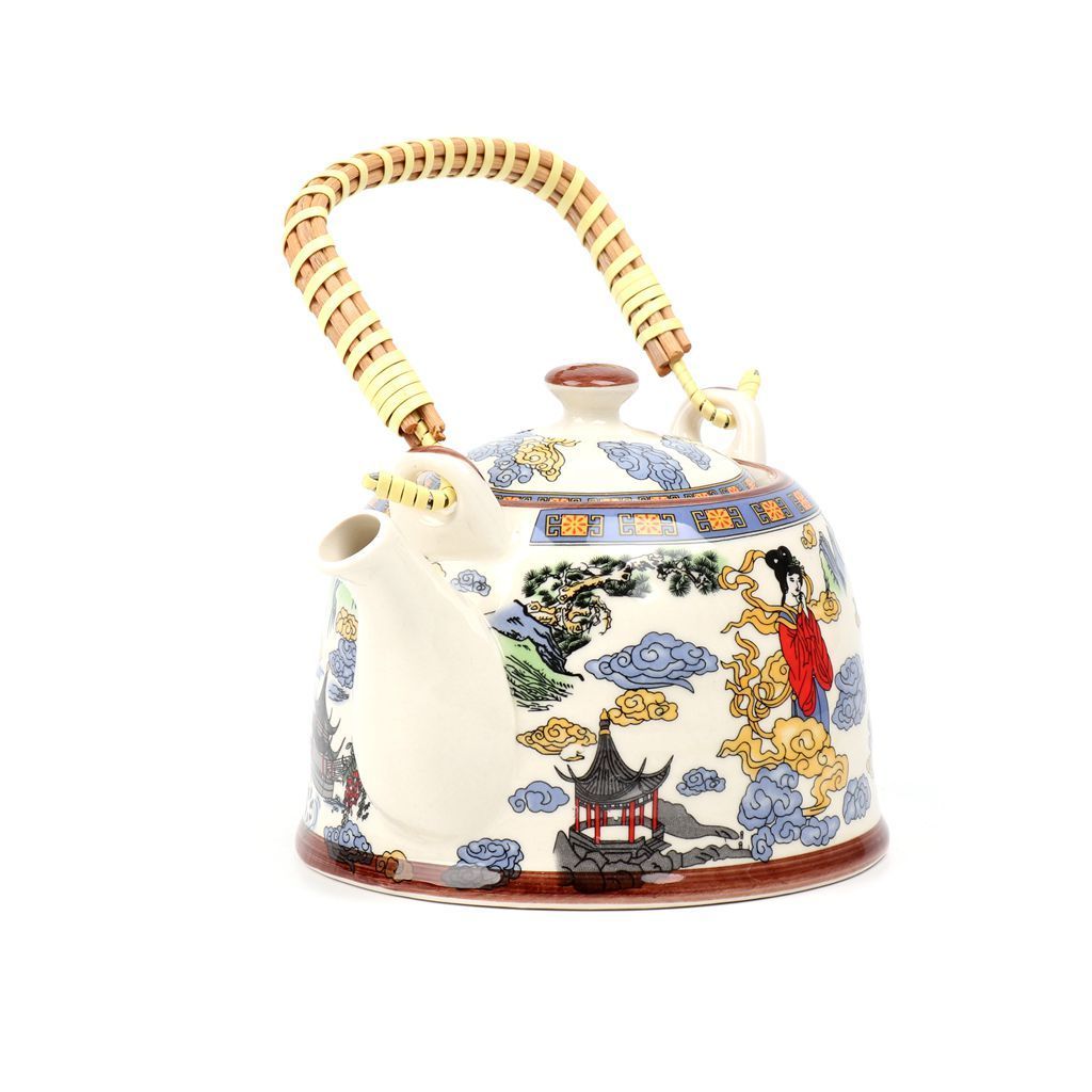 Factory supplier retro design kitchen popular chinese style ceramic teapot