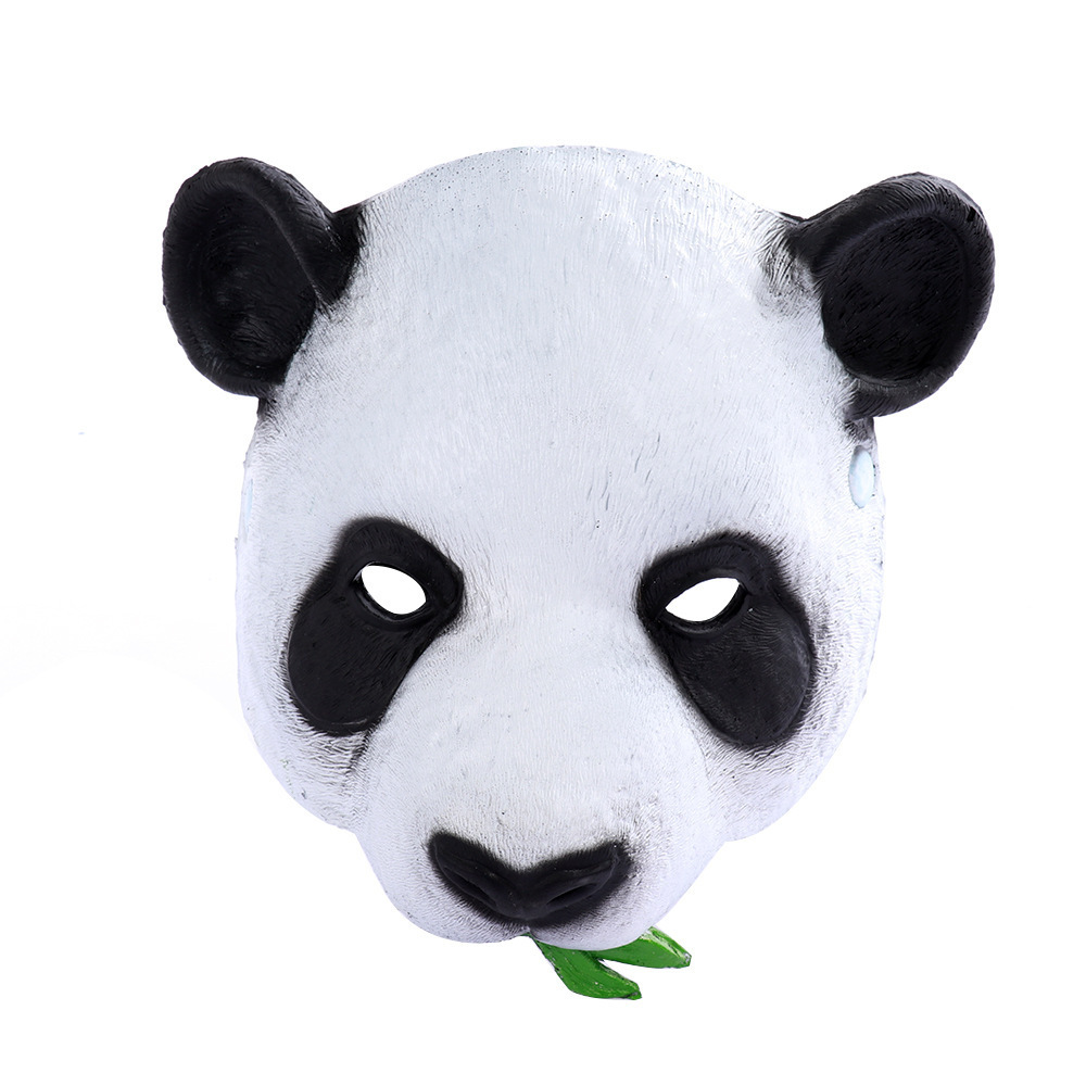 Full Face Panda Mask Animal Masquerade Mask for Halloween Cosplay Party Mask Props