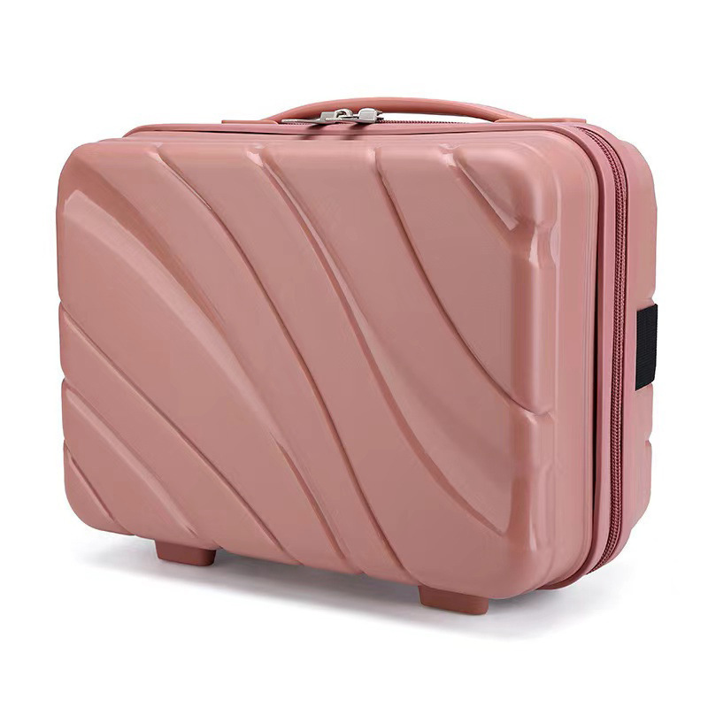 2023 Classical Cosmetic Bags&case Lightweight Abs+pc Portable Mini Suitcase Colorful 12/14 Inch Cosmetic Bag Travel Makeup Case