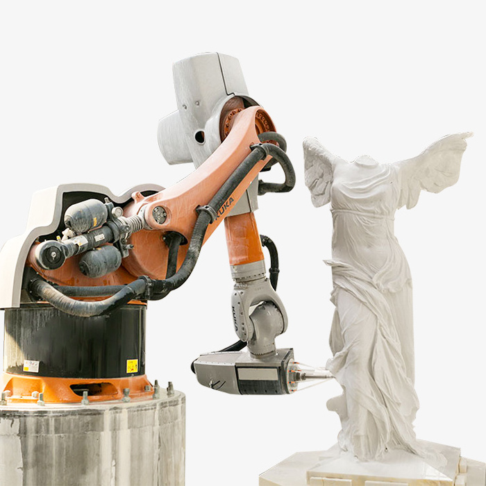 3D Sculpture 6 Axis Robot Arm Cnc Engraving for Wood Foam Stone