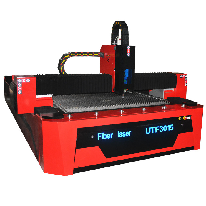 1000w 2000w 1530 fiber optic equipment cnc lazer cutter carbon metal fiber laser cutting machine