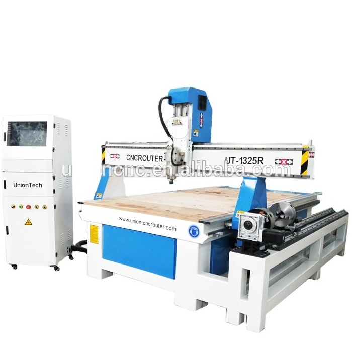 4x8ft Wood Router 4 Axis CNC 1325 Rotary Spindle 4 Axis CNC Router 3D CNC Wood Carving Engraving Machine