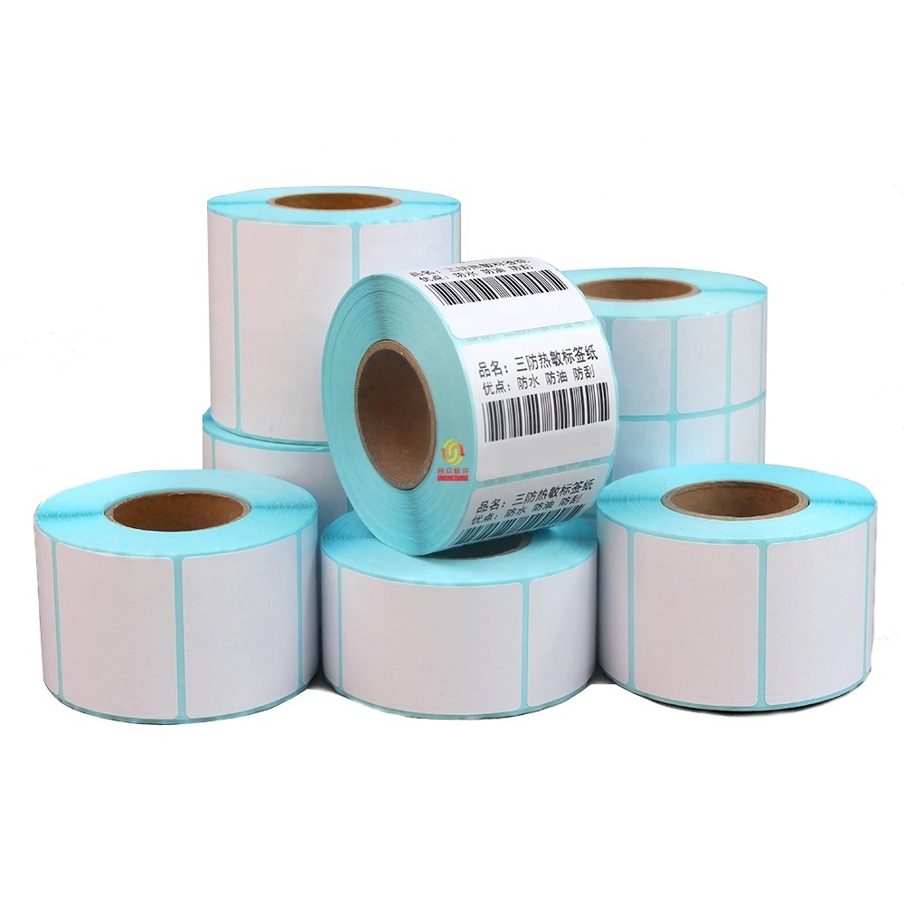 Thermal Transfer Label 4 X 3 Blank White Matte Self Adhesive Thermal Transfer Paper Label Stickers