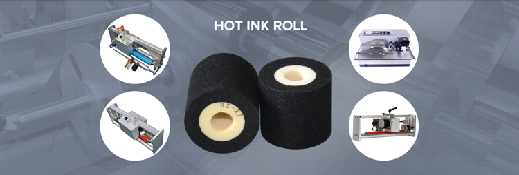 Food packages label date print hot ink roller  Dia36mm Height 32mm for MY 380F black solid hot ink roll