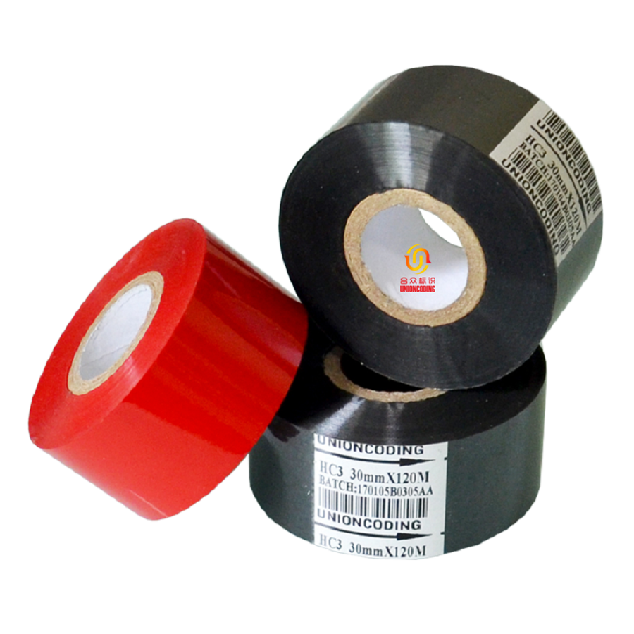 30mm manufacturers black date stamping printing batch code hot stamp ribbon coding foil