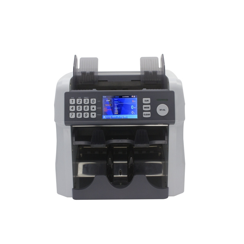 UNION 200A 2024 ECB Approved bill counter machine automatic counting banknote money detector ultraviolet two pocket sorter