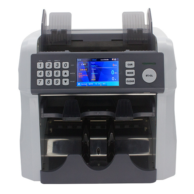 UNION 200A 2024 ECB Approved bill counter machine automatic counting banknote money detector ultraviolet two pocket sorter