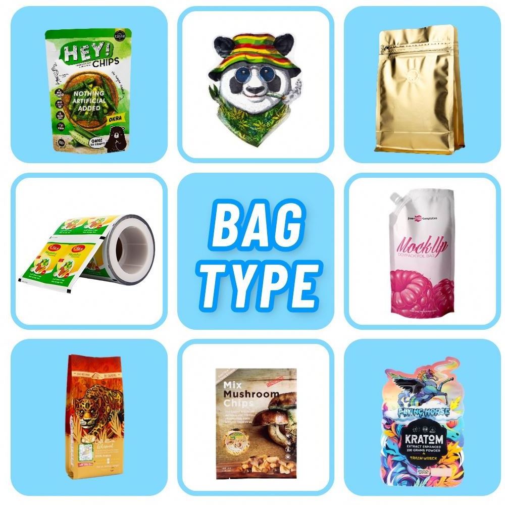 Customized Printing Die Cut 1g Mylar Bags Custom Shape Bag Smell Proof Bag with zip lock