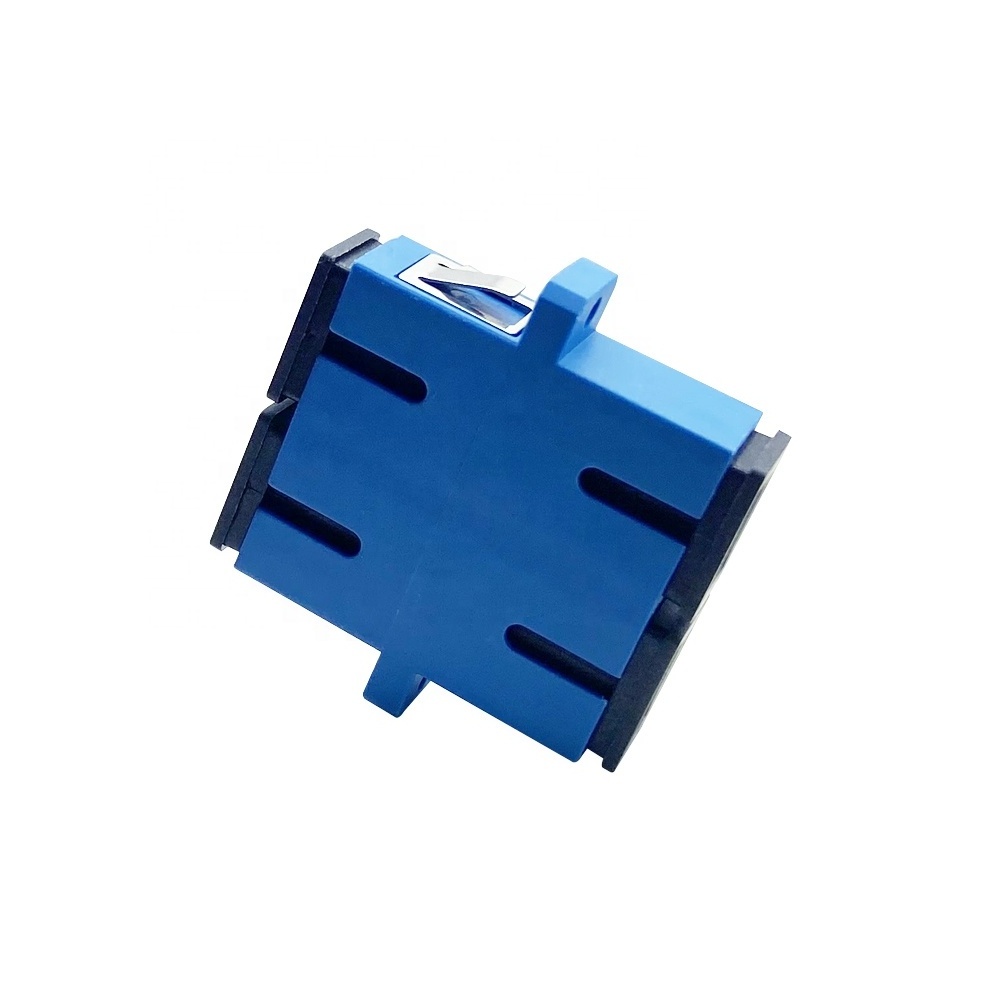 Blue Green Simplex Duplex Single Mode Upc Apc  Sc to Sc Lc Fiber Optic Connector Coupler Adapter