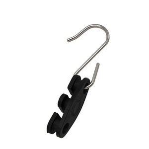 S Type Hook for Drop Cable Fiber Optic Tension Clamp for Drop Wire Herrajes para Fibra Optica de FTTH