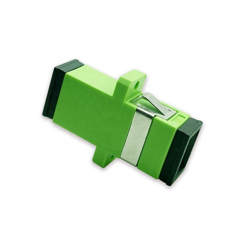 Blue Green Simplex Duplex Single Mode Upc Apc  Sc to Sc Lc Fiber Optic Connector Coupler Adapter