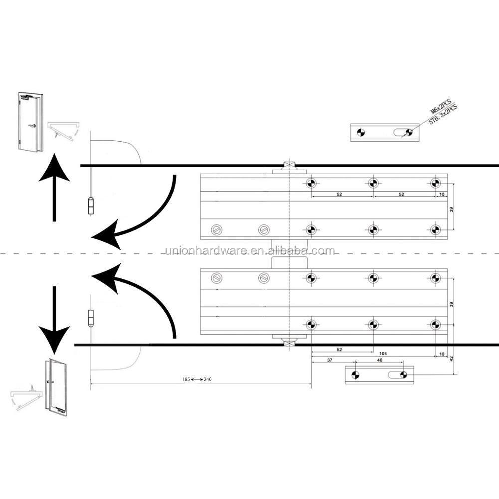 High Quality CE Standard Sliding Arm Door Closer for 30-80kgs door, dorma door closer,automatic sliding door closer