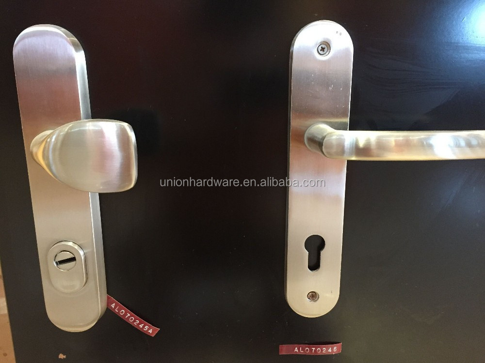 Wholesale aluminium security main door handle for door security,external door handle,security door lock