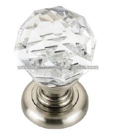 Wholesale 55MM CLEAR CRYSTAL GLASS MORTICE DOOR KNOBS, GLASS DOOR KNOBS,CRYSTAL DOOR KNOBS