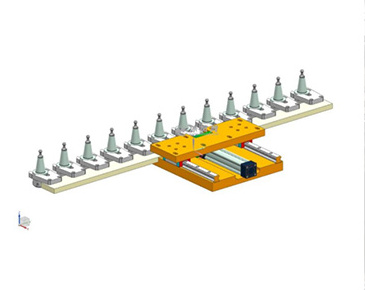 7 Axis Industrial Robot Arm With High Precision 8 aixs robot Arm milling robot with rotation table guide rails