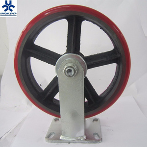 10 Inch 250mm Industry Rigid Caster Wheel for Trolley Fixed Heavy Duty Castor