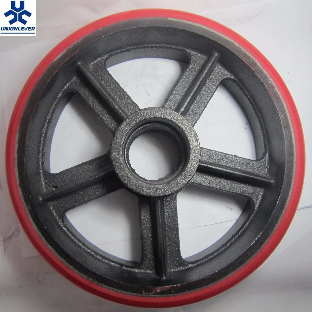 10 Inch 250mm Industry Rigid Caster Wheel for Trolley Fixed Heavy Duty Castor