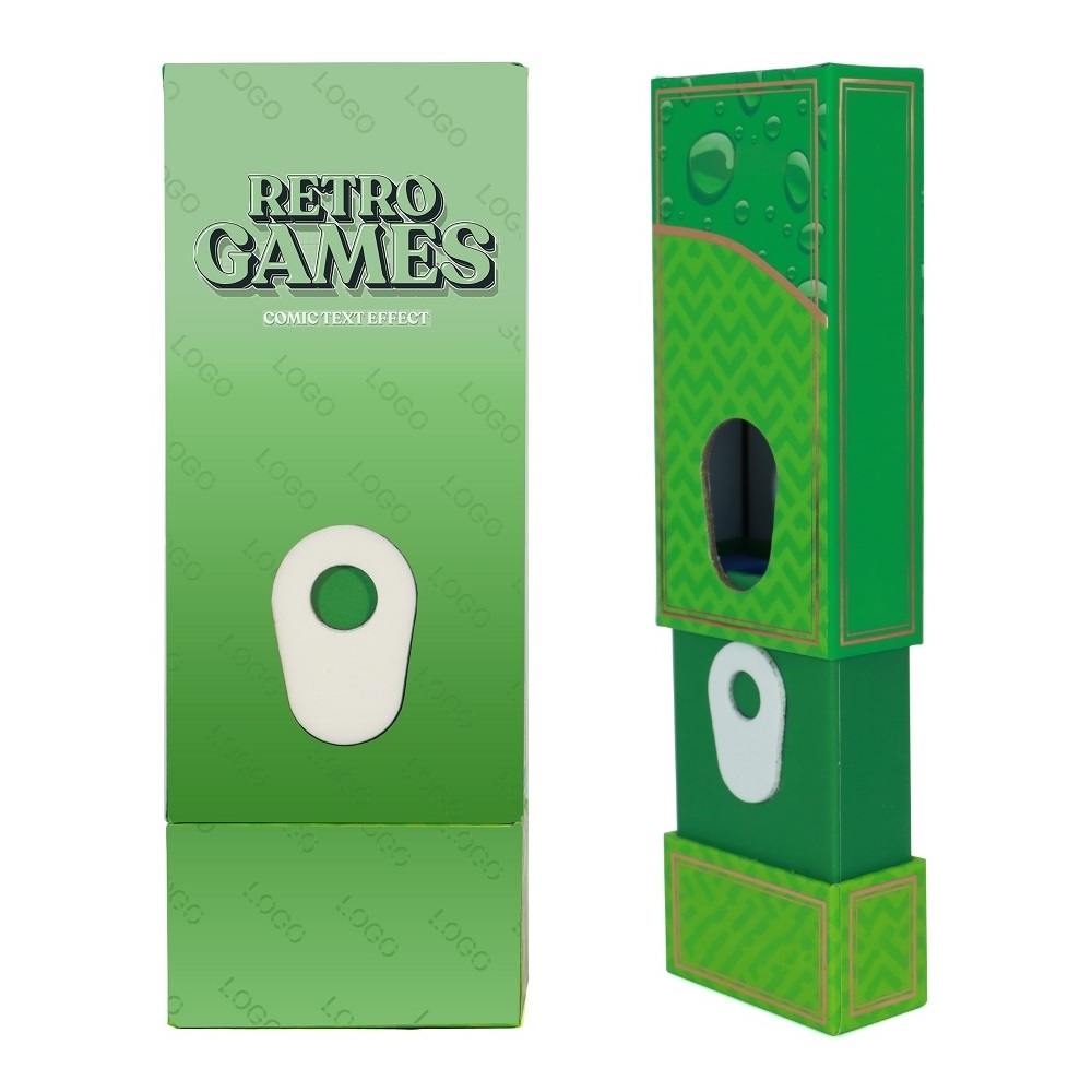 Package Box Custom Childproof 1 Gram Cartridge 1000mg Childlock Drawer Cartridge Packaging with Foam Insert