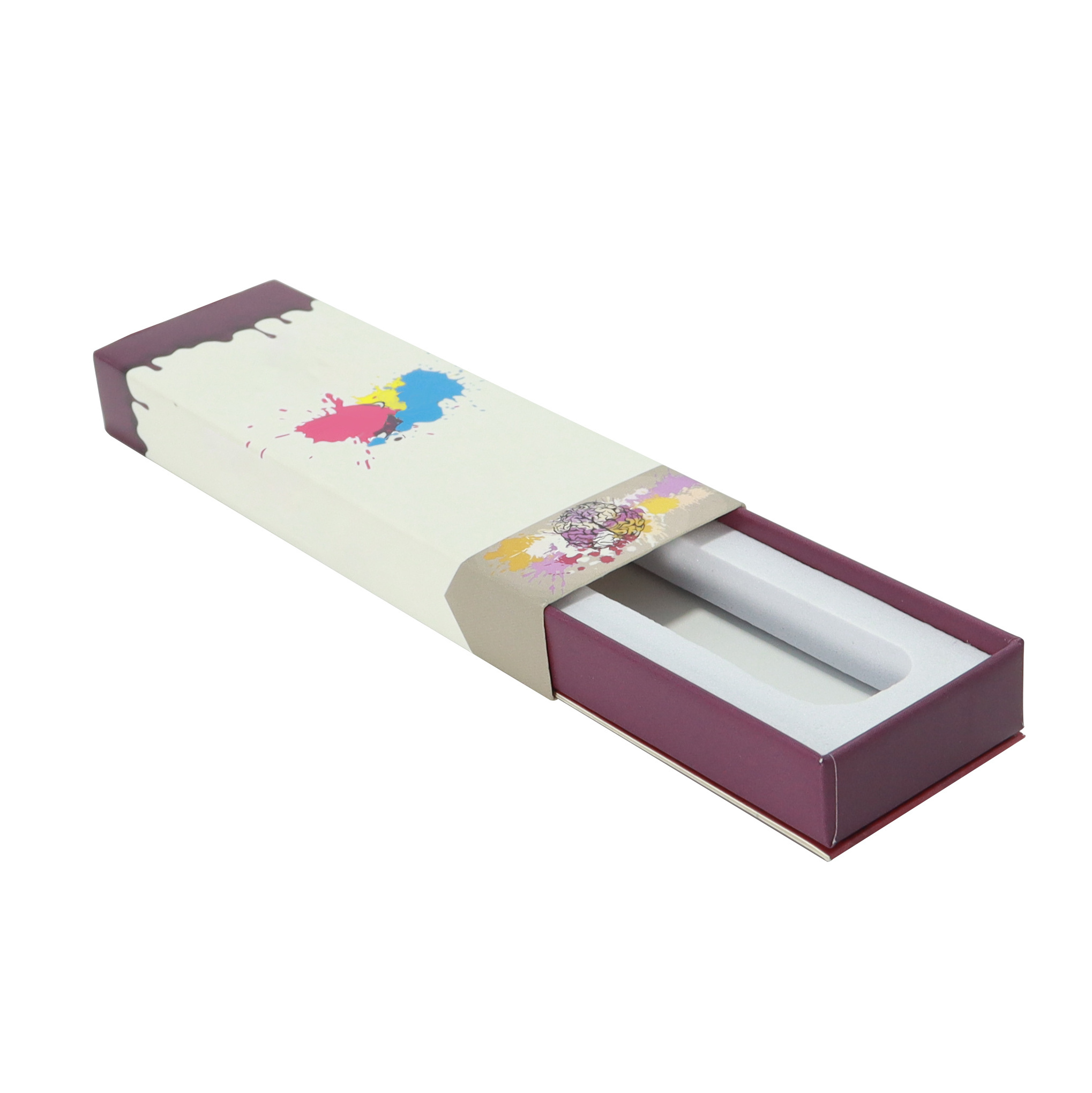 High Quality Customized Design 1ML Cartridge Paper Package  Box Drawer Packaging Box