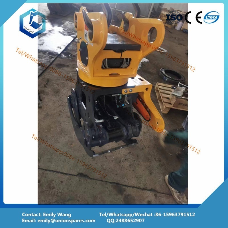 Hydraulic Wood Cutter With Grapple Long Grapple Saw Excavator Tree Shear for 10 ton 12ton 16ton Excavator Log grapple saw