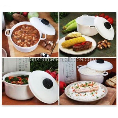 MICROWAVE PRESSURE COOKER VEGETABLE RICE PASTA COOKING POT