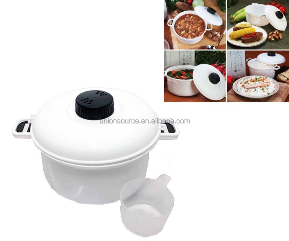 MICROWAVE PRESSURE COOKER VEGETABLE RICE PASTA COOKING POT