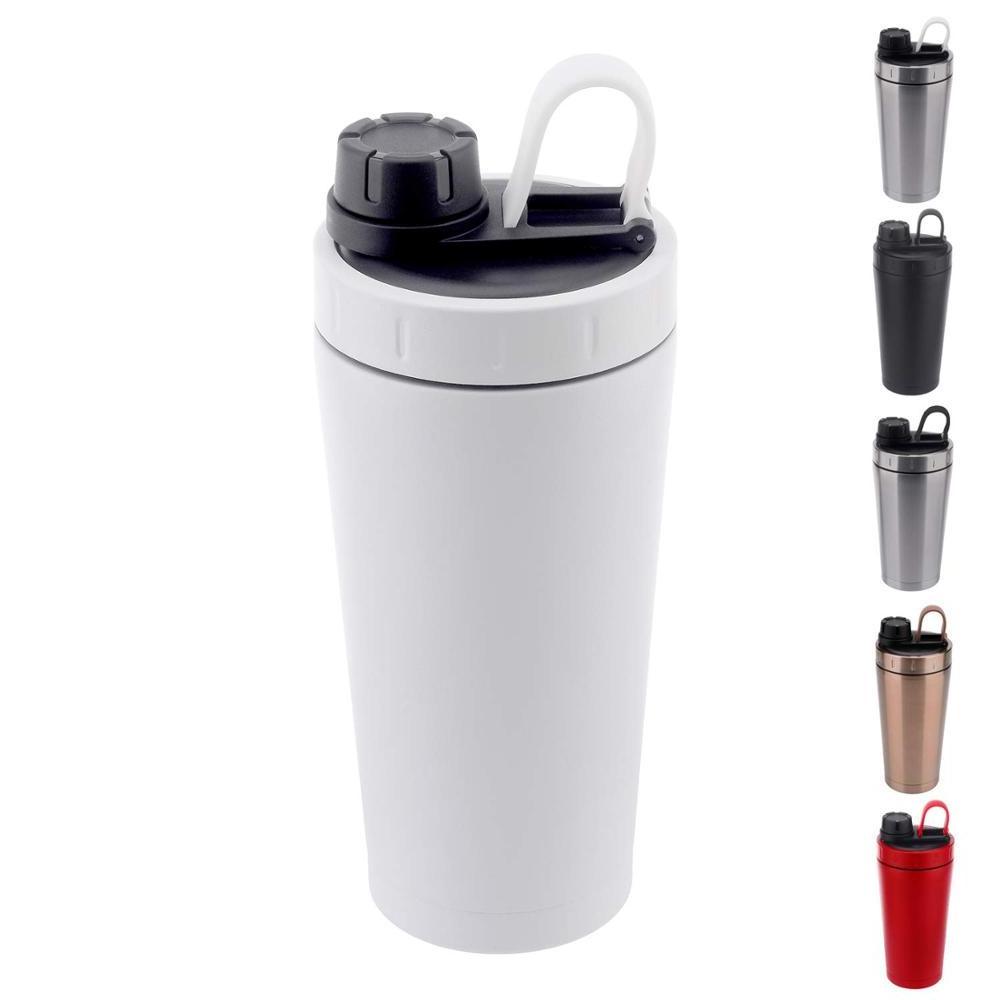 20oz Protein Shaker Bottle Stainless Steel Protein Shaker Hot/Cold Dishwasher Safe/Double Wall