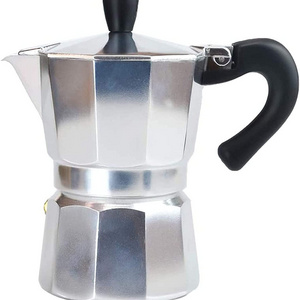 6 Cup Classic Italian Style Stainless Steel Pot Makes Delicious Quick Cleanup Moka Pot Coffee Makers