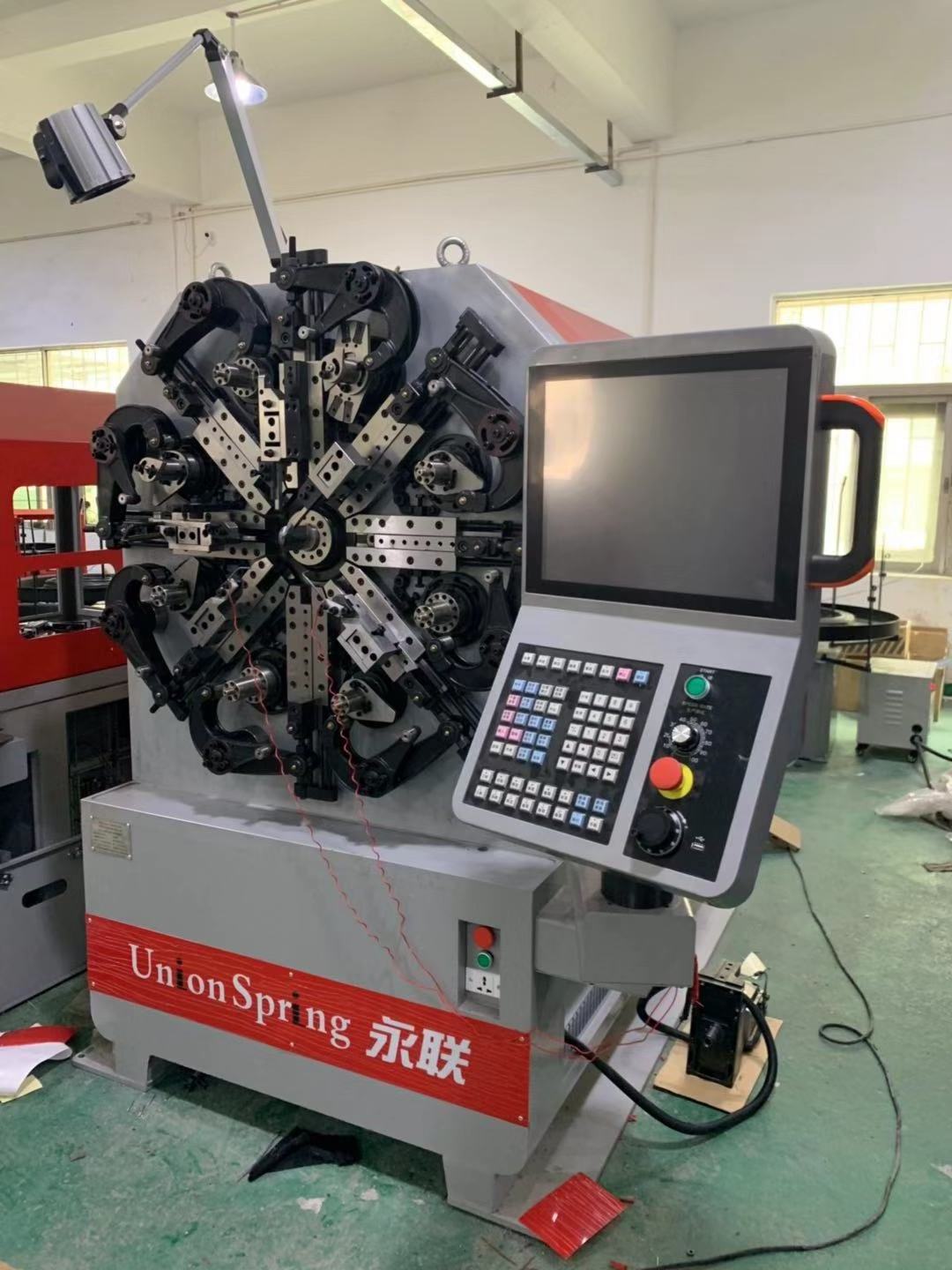 CNC Clamp Spring Making Machine CNC Wire Rotating Spring Forming Machine