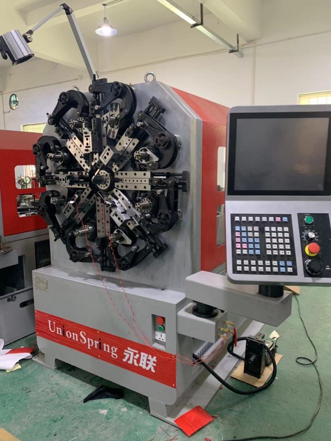 CNC Clamp Spring Making Machine CNC Wire Rotating Spring Forming Machine