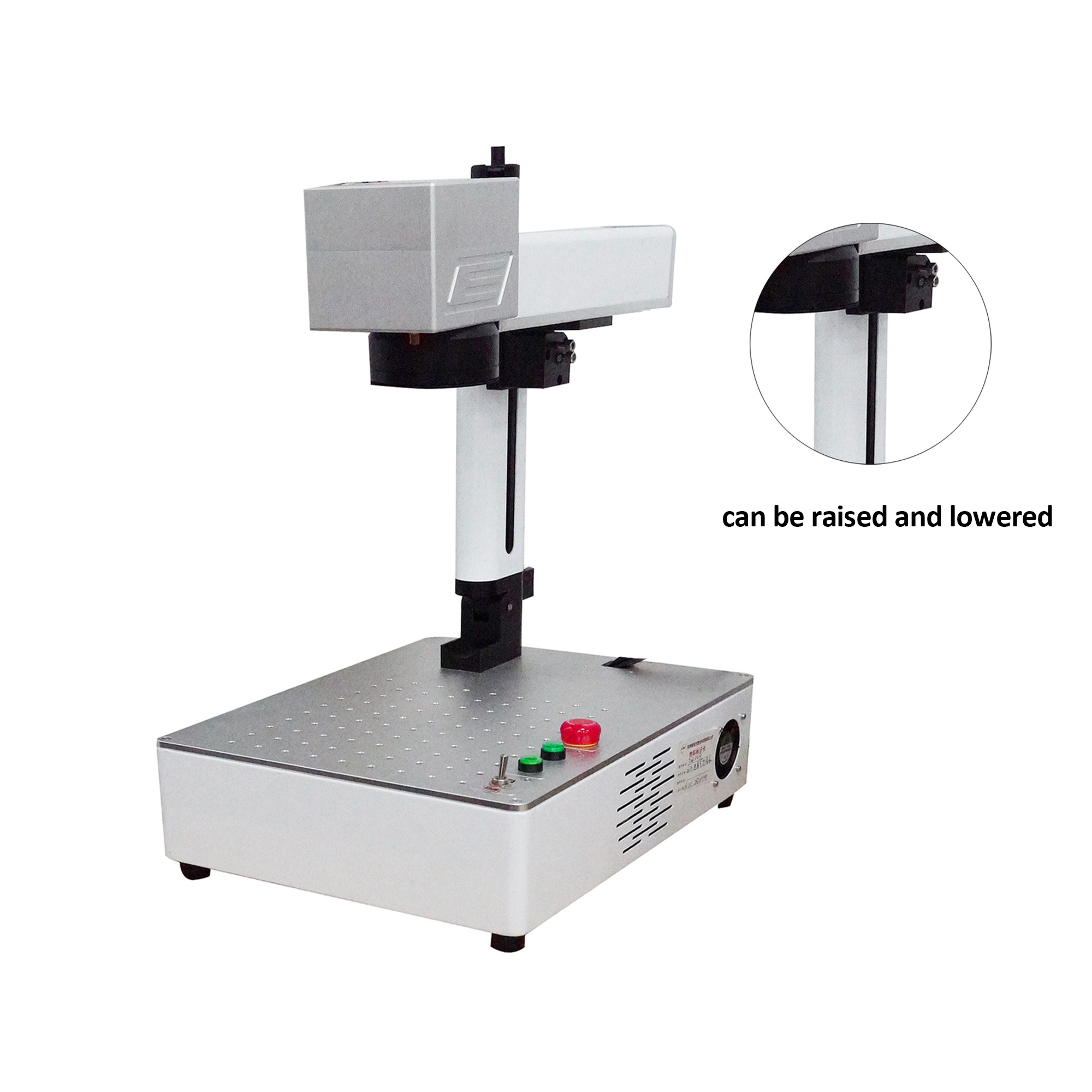 MAX 20W 30W Laser Source Metal Steel Cooper Gold Silver Maker 50W Desktop Fiber Laser Marking Machine