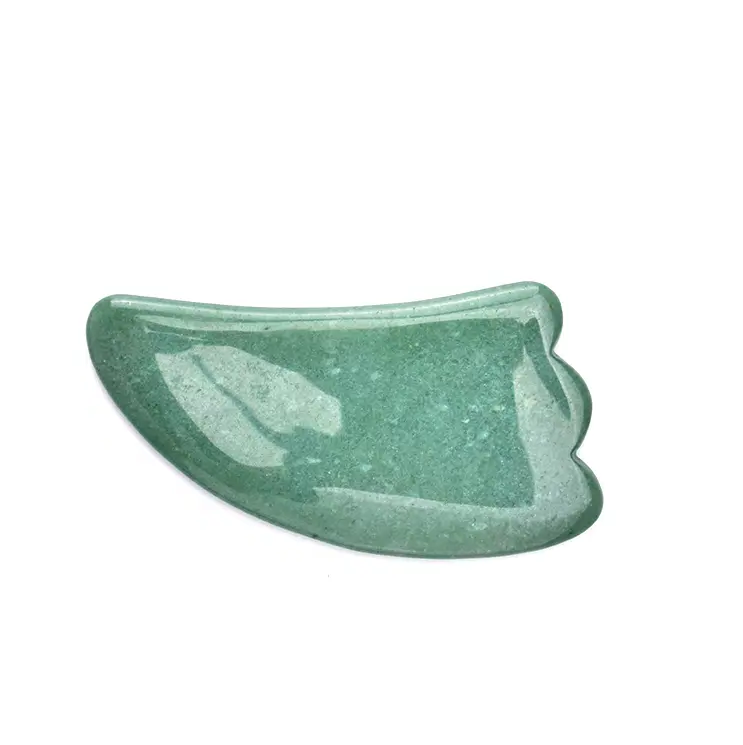 Wholesale colorful Rose Quartz Real Jade Gua Sha stone face Roller Massage tool