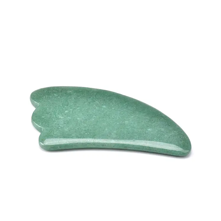 Wholesale colorful Rose Quartz Real Jade Gua Sha stone face Roller Massage tool