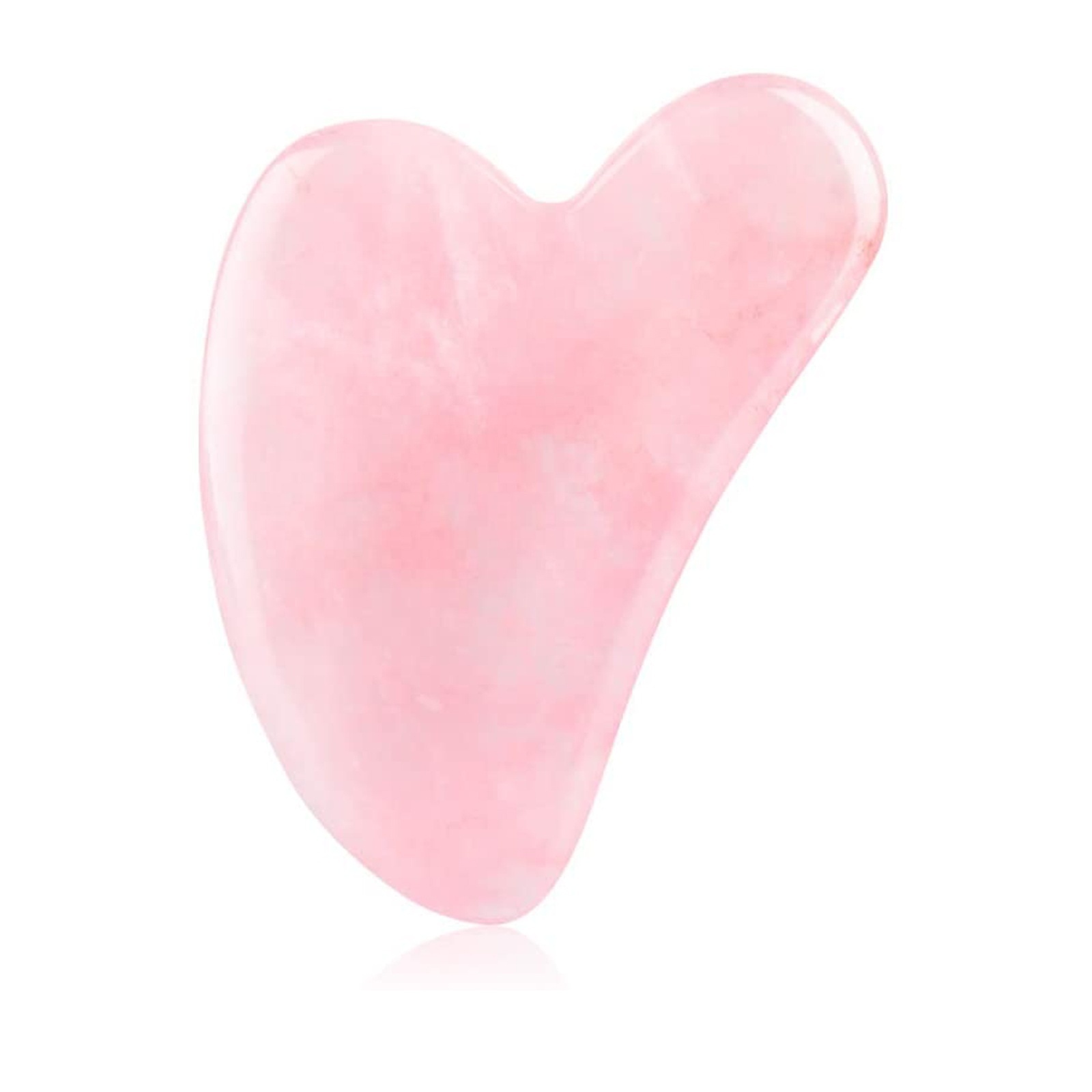 Natural Pink White Rose Jade Crystal Face Gua Sha Stone Scraping Massage Tool Guasha Board