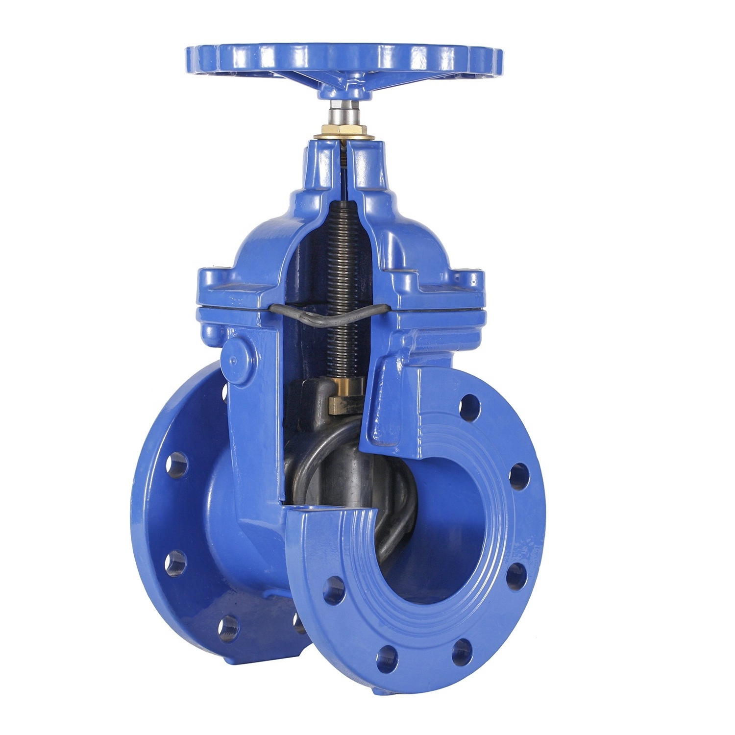 China Factory PN16 8 inch flanged BS5163 General Ductile Iron  Water gate valve