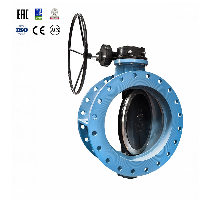 BS5155 DIN3202 API609 Double Flange Triple Offset Butterfly Valve with Gear Operation