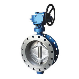 BS5155 DIN3202 API609 Double Flange Triple Offset Butterfly Valve with Gear Operation