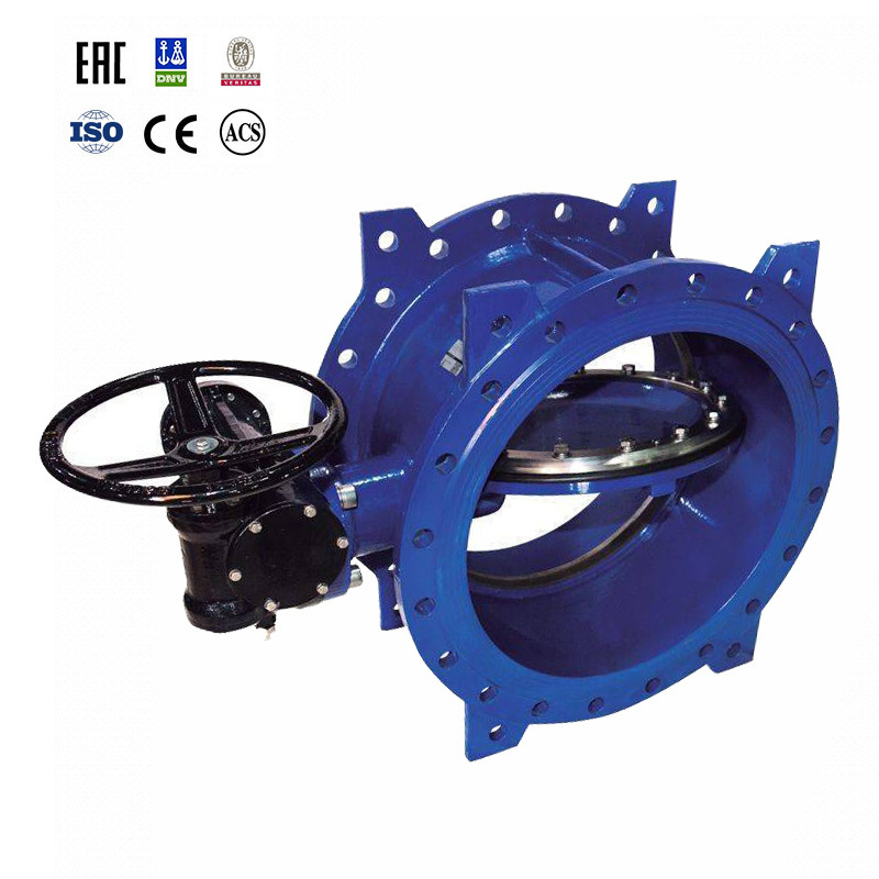 BS5155 DIN3202 API609 Double Flange Triple Offset Butterfly Valve with Gear Operation