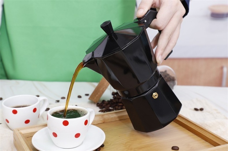 Hot Selling 1 Cup 12 Cup Aluminum Espresso Coffee Maker Moka Pot Espresso Coffee Maker