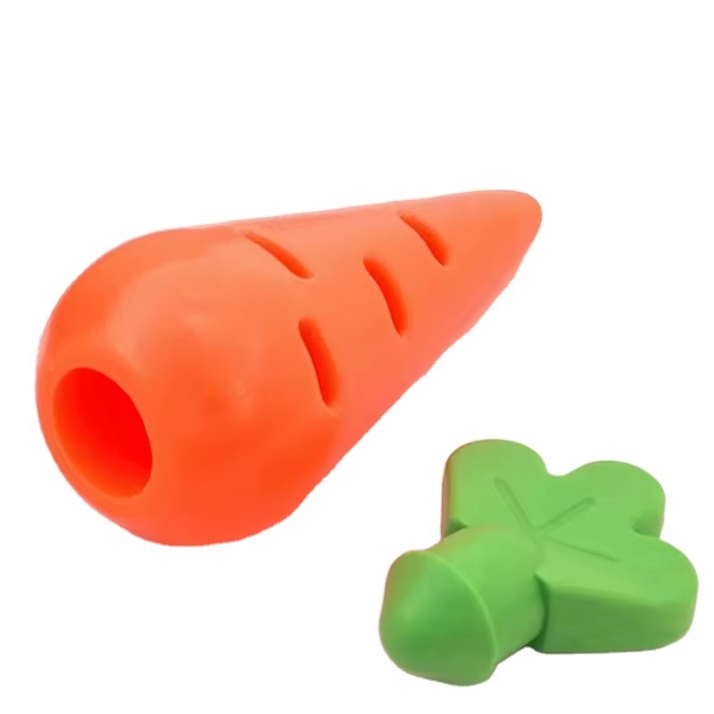 Uniperor Squeaky Dog Toys for Aggressive Chewers 2 in 1 Dog Toy Carrot Toy for Dogs