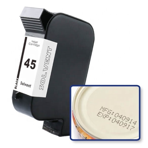 Uniplus 45 2580 2588 Empty Ink Cartridge filled with solvent dye pigment ink