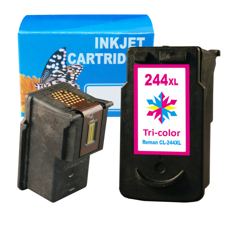 PG-243 CL-244 Ink Cartridge refilled refillable pg 243 canon 243 ink black for Canon Printer Ink